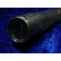 Vary rare 1800's Antique Brass and Leather bound two draw Telescope by L. Casella. FREE SHIPPING