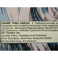 Vintage collectable comic book; Swamp Thing - Annual no. 3 - 1987