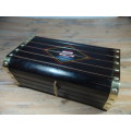 Vintage Large wooden "Treasure chest" Musical Jewelry Box