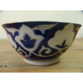 Vintage blue and white porcelain Bowl