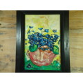 Original Acrylic on board Framed and signed painting - Rosa Smit 1998