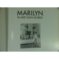 Vintage Marilyn Monroe collectable hardcover Book "Marilyn in her own words" - 1991