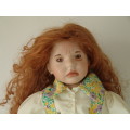 Large Vintage rare Porcelain Doll from the Tom Sawyer collection - Hannah Rose by D.Rupert 1995