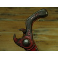 Vintage Heavy duty alloy steel slide_hammer_Nail puller. From HIT. Perfect for work or display