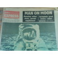 Vintage 3 August 1969 Sunday Express newspaper - Man on Moon, with supplement, 20 pages