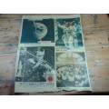 Vintage 3 August 1969 Sunday Times newspaper - Moon colour supplement, 4 pages