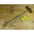 Small ball Hammer with wooden handle, vintage