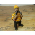 Resin figurine, Fisherman with pipe