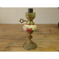 Brass and porcelain table Lamp, Vintage