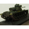 Collectable die cast scale models, Military combat Vehicle, M42 A3 Patton, 1968, 1:72