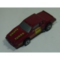 Hot Wheels die cast collectable model car, Nascar racing Turbo, 1:64, Hong Kong, 1984