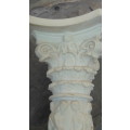 Vintage Pedestal, Roman carvings, 45cm high