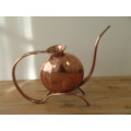 Vintage copper Teapot ornament - 20cm x 36cm