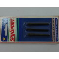 SpinSport Dart Shafts, pack of 3, 1/4 BSF - Black - in original packing, vintage