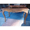 Antique French carved Walnut coffee Table, 1920's and 30's, excellent condition - 68cm x 41cm x 42cm