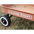 Vintage large Kiddies steel Classic Wagon, pull trolley, 60cm x 39cm x 26cm