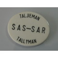 Old SAR, Railways original oval Tallyman Badge, 45mm x 35mm