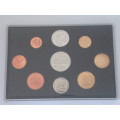 SA Mint, SAM short proof coin Set in original SAM box, 1994 (intoduction of R5 coin), Mint condition