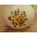 Small vintage porcelain Jug with flower detail - 12cm deep