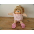 Vintage large original signed 1982 Cabbage Patch Doll in period Chicco clothing, 43cm