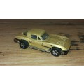 Collectable die cast scale model Car, Hotwheels Corvette Stingray, 1:64, Gold, 1979