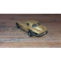Collectable die cast scale model Car, Hotwheels Corvette Stingray, 1:64, Gold, 1979