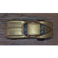 Collectable die cast scale model Car, Hotwheels Corvette Stingray, 1:64, Gold, 1979