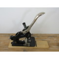 Large early 1900's Acme no.1 cast iron industrial Stapler, USA, 20cm x 20cm x 10cm, working