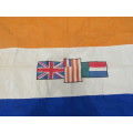 Old South African Flag, original, large 1,7m x 1,2m