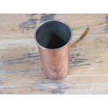 Vintage Copper measuring Cup (1cup) with brass handle, Portugal, functional, 10cm