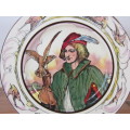 Royal Doulton porcelain display plate, The Falconer, D6279, excellent condition