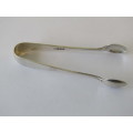 Hallmarked TB&S solid Silver Sugar Tongs, 1909-1935, 10.5cm, 26grams