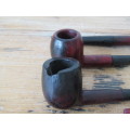 Lot of vintage wooden pipes