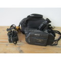Vintage Panasonic Video recorder with charger and bag