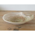 Vintage Seguso Murano art glass bowl, 19cm diameter, prestine condition