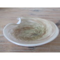 Vintage Seguso Murano art glass bowl, 19cm diameter, prestine condition