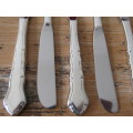 Set of 6 vintage Viners of Sheffield EPA 1 silverplated Knifes, 22cm, others available