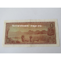 Old SA R1 Bank note, TW de Jongh, A series