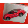 Coca Cola brand, Edocar metal die cast model, Porche Boxter, vintage 1998, mint, others available