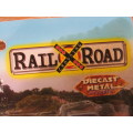 Vintage 2006 Express Rail Road metal die cast Train Set, mint in box