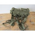 Original old SADF military Webbing Kidney Pouches with straps