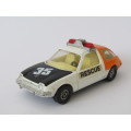 Collectable die cast scale model, Corgi AMC Pacer rescue car, 1:36, with opening back window