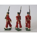 Vintage boxed set of 5 "Moroccan Royal Guard" lead toy soldier figures, 6cm