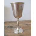 Vintage set of 6 silverplated wine Goblets, E.P.B, England, 18cm, excellent condition