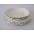 6 x Royal Albert Val D'or Plates and Saucers, excellent condition