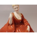 Vintage original Coalport porcelain figurine "Natalie", limited 5/88, 12cm high, excellent condition