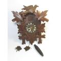 Vintage German made Black Forest mechanical Cuckoo Clock in excellent condition, 34cm x 24cm