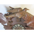 Vintage German made Black Forest mechanical Cuckoo Clock in excellent condition, 34cm x 24cm