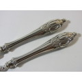 Vintage hallmarked solid sterling silver small Knife and Fork Set in excellent condition, 15cm, 27g