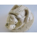Lot of 4 hand carved vintage Japanese Erotic Netsuke Figurines, 7cm x 4cm, Adults Only